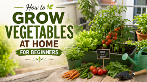 How to Grow Vegetables at Home for Beginners
